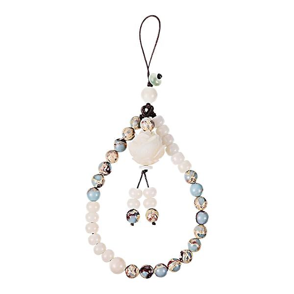 UKCOCO Handmade Cell Phone Lanyard Strap Anti-Lost Short Wrist Lanyard for Phones Keys MP3 MP4