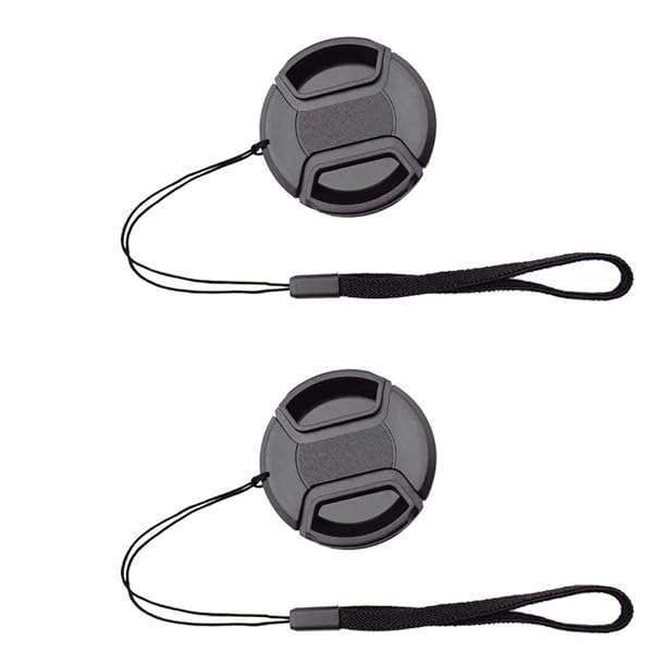 ULBTER 55mm Lens Cap Cover for Sony E-Mount FE 28-70mm - 2 Pack for Alpha A7 Series Cameras