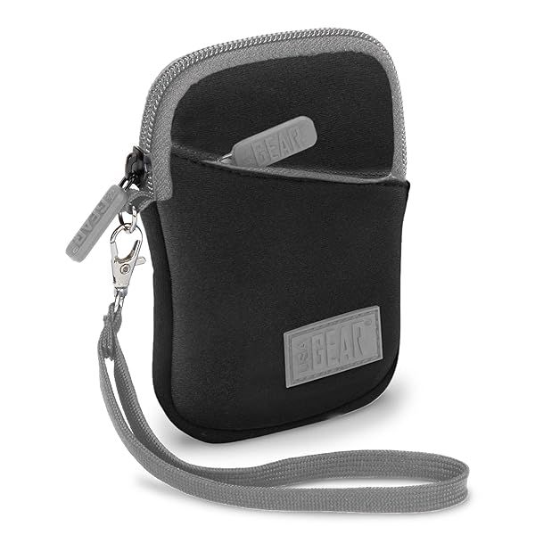 USA GEAR Compact Camera Case - Water Resistant Bag for Canon, Nikon, Sony & More with Belt Loop & SD Card Pocket