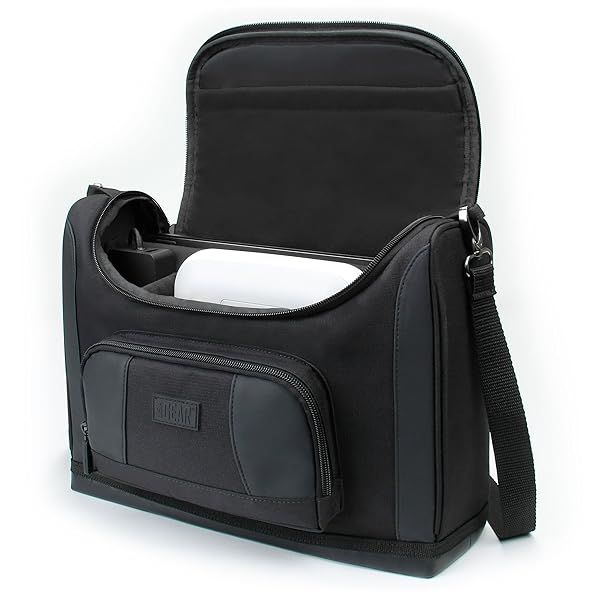 USA Gear Portable Photo Printer Case - Padded Messenger Bag for Canon Selphy & Kodak Step Printers
