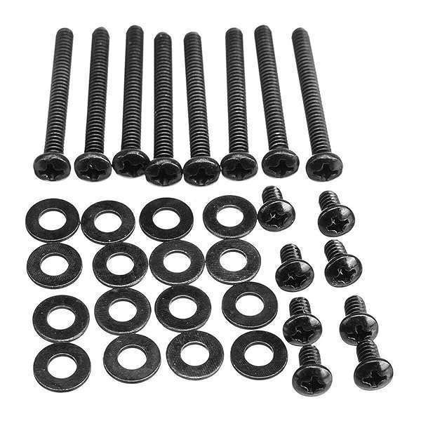 UXELY Water-Cooler Radiator Screws Kit for Corsair Hydro Series - Long & Short Fan Mounting Screws (Black)