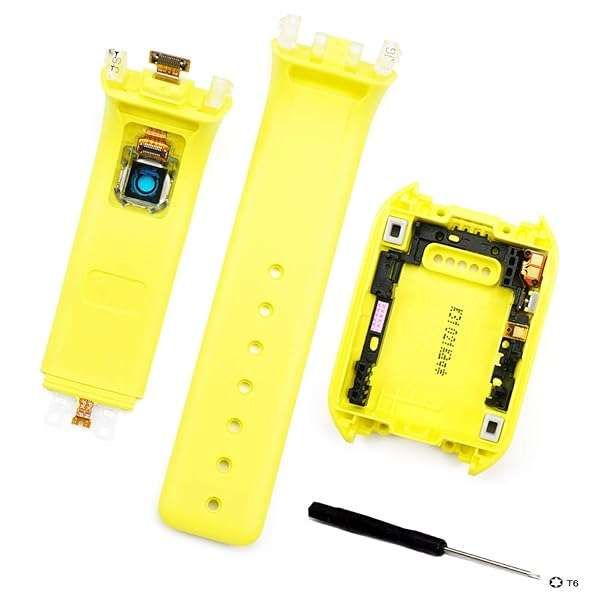 Buy Ubrokeifixit Galaxy Gear V700 Back Door Housing & Band Strap with Camera Lens - Yellow