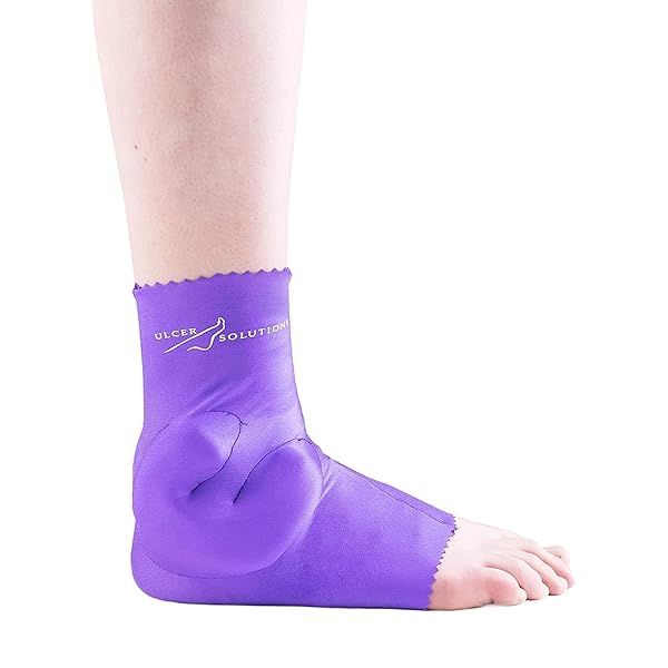 Ulcer Solutions Ankle Keeper: Lightweight Ankle Protector for Pressure Sores - Enhanced Comfort & Mobility (Small: <7.5 Inches)