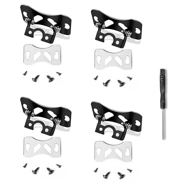 Universal Rear Camera Mounting Bracket - 4 Pack Dash Cam & Backup Camera Holder for Easy Installation