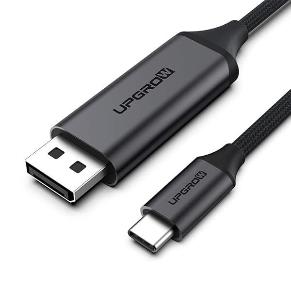 Upgrow USB C to DisplayPort Cable 4K@60Hz 6FT - Compatible with MacBook Pro, iPad Pro & More