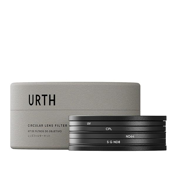 Urth 72mm 4-in-1 Lens Filter Kit UV CPL ND64 Soft Grad ND8 Multi-Coated Optical Glass Ultra-Slim Camera Lens Filters