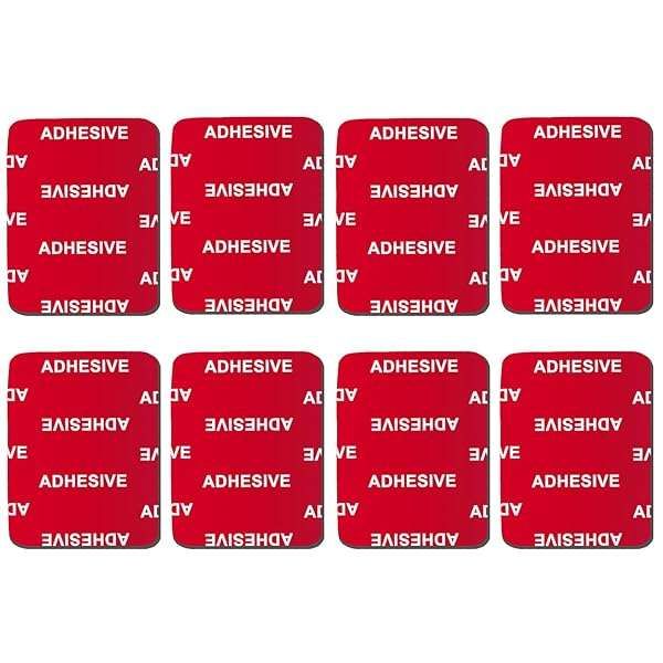 VIIMAKE 8pcs 3M Sticky Adhesive Pads for GoPro - Curved & Flat Mount Replacement Kits for Hero 10, 9, 8, 7, 6 & Action Cameras