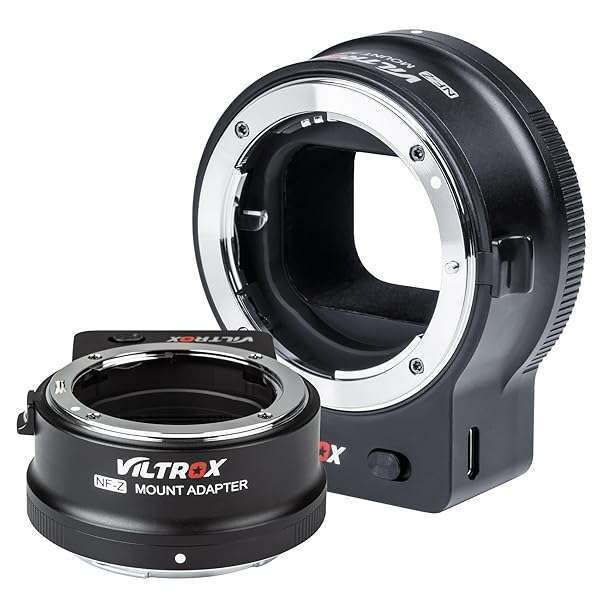 VILTROX NF-Z FTZ Lens Adapter for Nikon Z Cameras - Auto Focus, EXIF Support & VR Stabilization