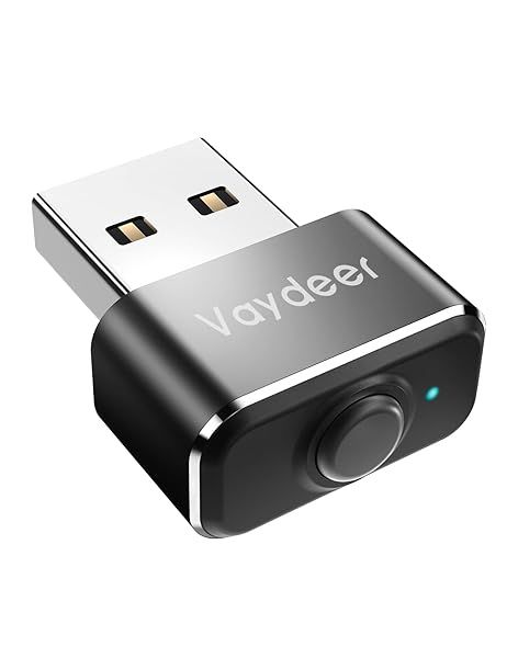 VAYDEER Tiny Mouse Jiggler USB Port Mouse Mover Multi-Track Driver Free Plug and Play with ON Off Switch