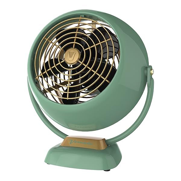 Vornado VFAN Jr. Vintage Air Circulator Fan in Green - Stylish & Efficient Cooling Solution