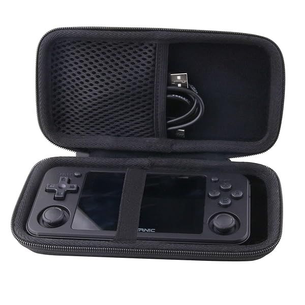 WERJIA Hard Carrying Case for RG351P RG351M RG353M Handheld Retro Game Storage Suitcase Durable Protection Travel Friendly Design