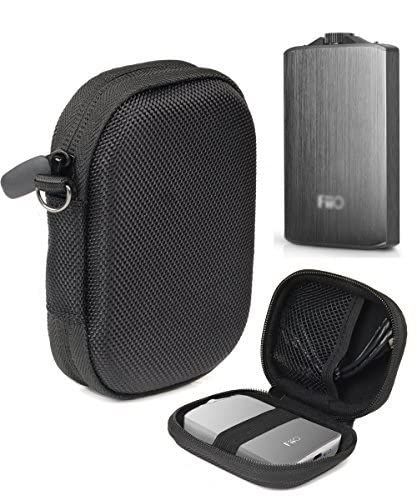 WGear Headphone Amplifier Case for FiiO A3 Q1 Creative Sound Blaster E1 E3 TOPPING NX1s SMSL Audio Sap-5 Ballistic Black
