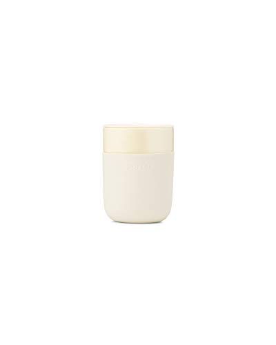 W&P Porter Ceramic Mug with Silicone Sleeve Cream 12 Ounces Reusable Portable Dishwasher Safe Coffee Tea Cup
