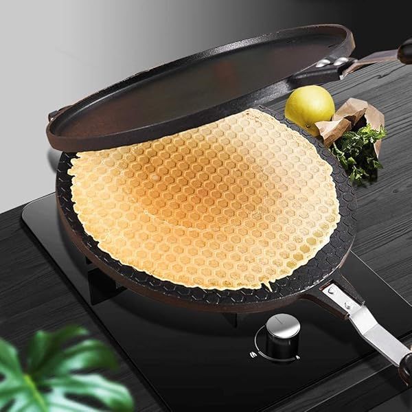 Non-Stick Waffle Maker Baking Pan - Aluminum Alloy Griddle for Perfect Cakes & Egg Rolls