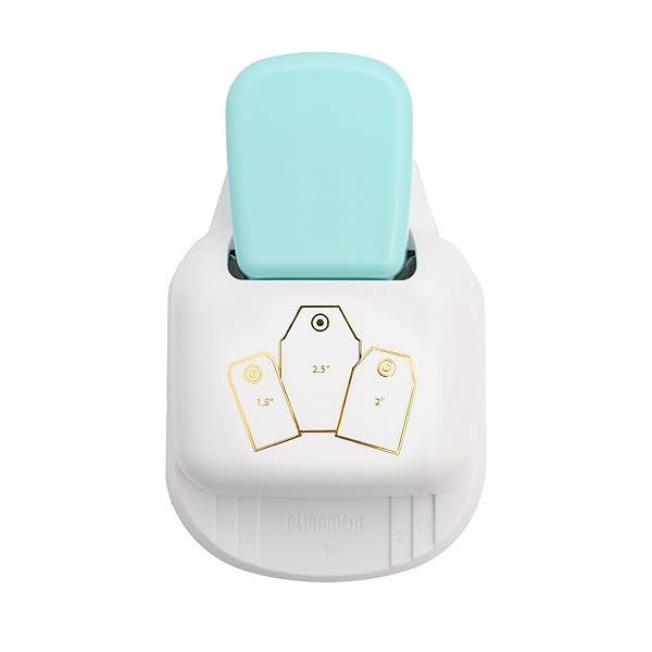 Shop We R Memory Keepers 3-in-1 Angled Tag Punch - Versatile Craft Paper Punch for Kids & DIY Projects