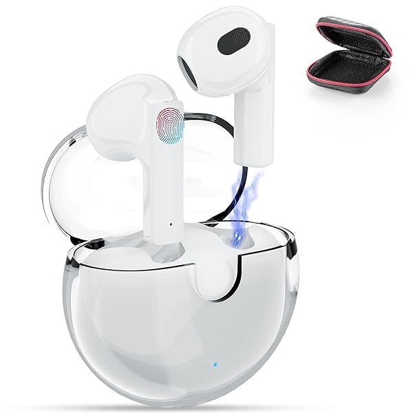 Wireless Earbuds for iPhone 17 16E 16 15 Pro Max Samsung Z Flip Fold S25 S24 Ultra S23 S22 Galaxy A17 A16 A56 A54 A53 Noise Cancelling Headphones