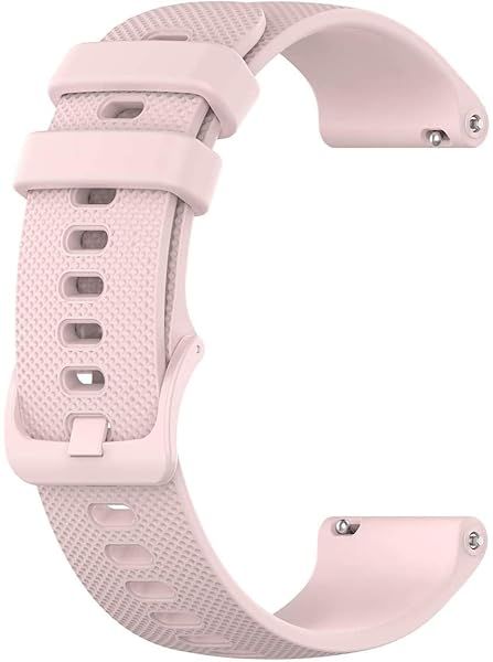 Wristology Quick Release Easy Change Replacement Soft Silicone Rubber Watch Band Strap for Men Women 16mm (Pink) SB08-16