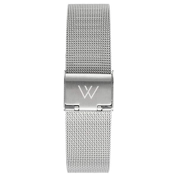 Buy Wristology 18mm Silver Metal Mesh Watch Band - Quick Release Milanese Strap for Men & Women