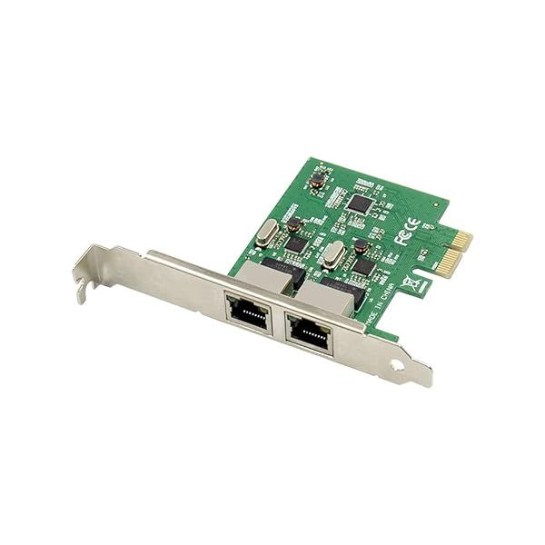 X-MEDIA XM-NA3820 PCI-E Dual 10/100/1000Mbps Ethernet Card - Realtek RTL8111F, Windows 11 & Linux Compatible