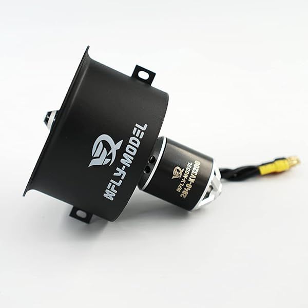 XFLY-MODEL 64mm EDF Ducted Fan & 4S Brushless Motor for Model Jets - High Performance 12 Blades