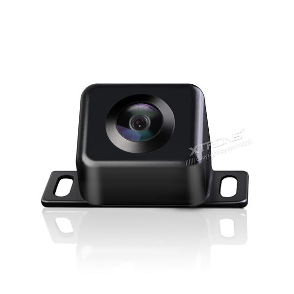 XTRONS Car Front View Camera: Non-Mirror Image Parking Monitor for Safe Maneuvering