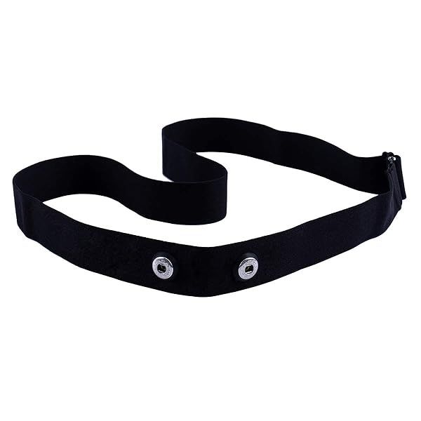 XUXIN Heart Rate Monitor Chest Strap Replacement Band for Wahoo Polar Garmin Coospo Compatible Black M-XXL