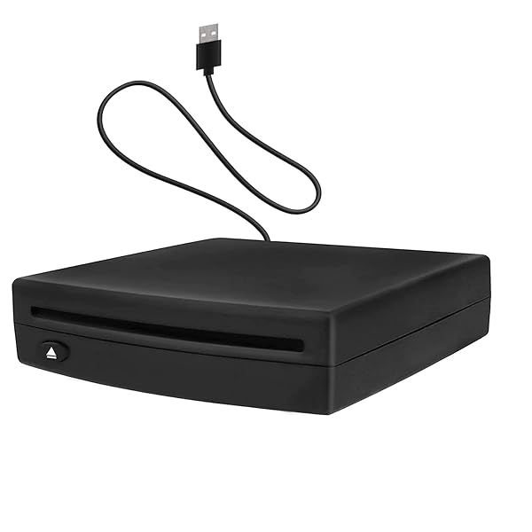 Xglysmyc External USB Car Universal CD Player,Vehicle CD Player for Car via USB Radio Connection Portable CD Player for Car Android Navigation with