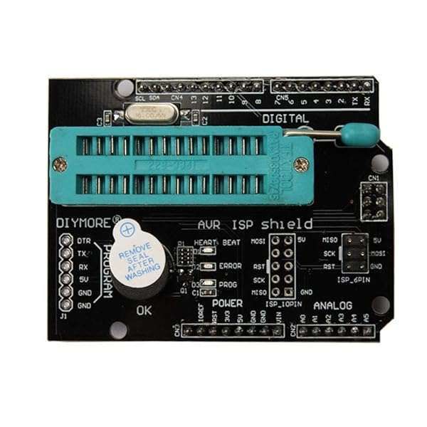 Ximimark AVR ISP Shield: Fast Bootloader Programmer for Arduino UNO R3