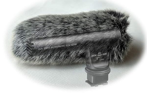 YHYX Furry MIC Windshield Windscreen Muff for Sony ECM-GZ1M Zoom Microphone
