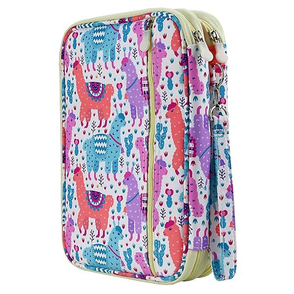 YOUSHARES 192 Slots Colored Pencil Case - Large Capacity Organizer for Artists & Students | Big-Faced Cat Design