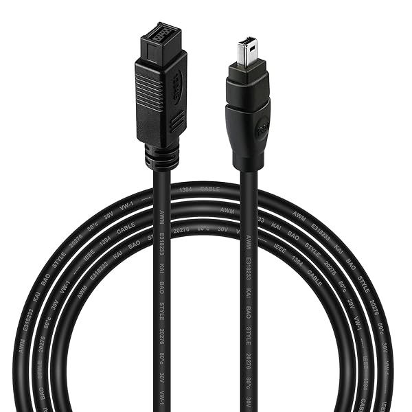 Yeworth 6FT Firewire High Speed Cable IEEE 1394 800 to 400 for Mac Pro MacBook Pro iMac PC Digital Cameras SLR