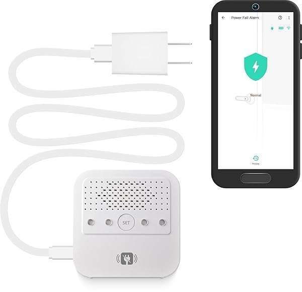 YoLink Smart Power Fail Alarm: AC Outage Alerts via App, SMS & Email - Long-Range Wireless Monitoring