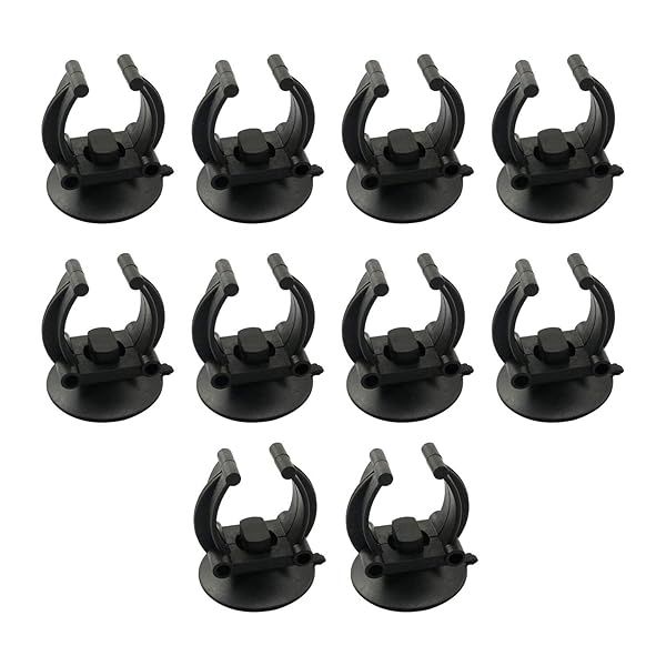 ZRM&E 10pcs Fish Tank Heating Rod Sucker Fixing Clip 35mm Aquarium Heater Suction Cups for Fish Tank and Diving Lamp Silica Gel Suckers