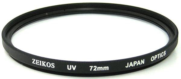 Zeikos ZE-UV72 72mm Multi-Coated UV Filter: Enhance Your Photography with Superior Protection