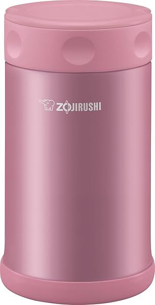 Zojirushi 25-Ounce Stainless Steel Food Jar in Pink - Perfect for Hot & Cold Meals