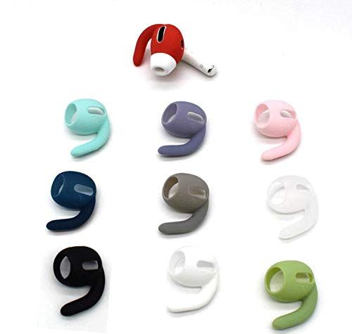 Zotech 10 Pairs AirPods Pro Ear Hooks Secure Anti Slip Covers in Multiple Colors for 1st and 2nd Gen