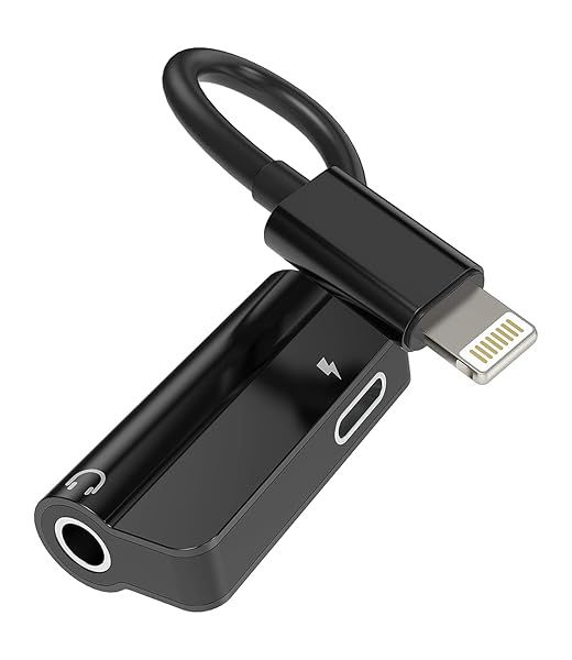 Zoyuzan Lightning to 3.5mm Audio Adapter for iPhone 11 & iPad - Lossless Sound & Charging
