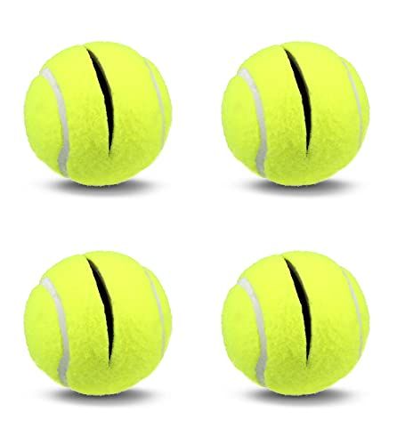 American Hospital Supply AHS Tennis Balls for Walker Legs Pack of 4 Easy Installation Yellow Tennis Balls for Seniors