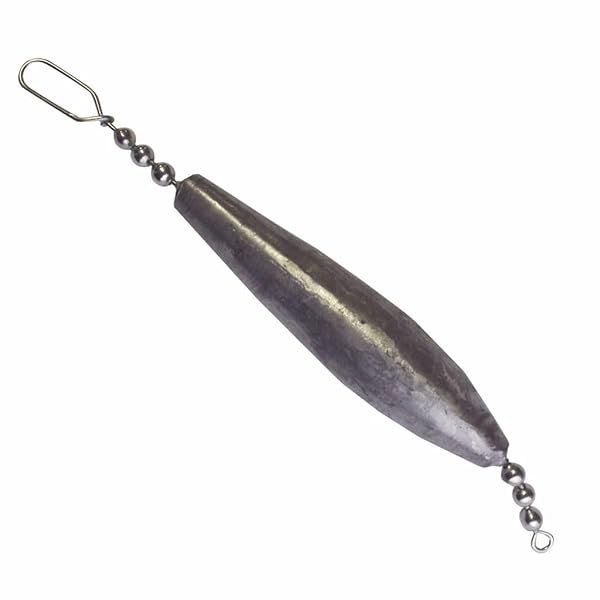 Bead Chain R114T Trolling Sinker 1 1/4-Ounce Pack of 2 Nickel Finish for Fishing