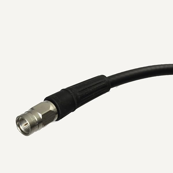 BJC RG6 Coaxial Cable 30 Foot Black High Quality Broadcast Cable Assembled in USA