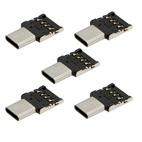 Chenyang Ultra Mini Type-C USB-C to USB 2.0 OTG Adapter 5pcs for Phone Tablet Cable Flash Disk