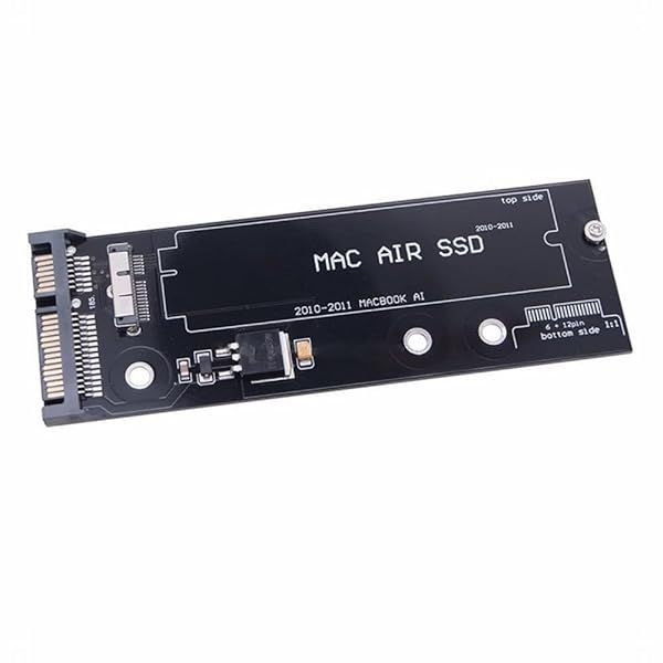 Chenyang 12+6 Pin SSD to SATA 22 Pin Adapter for 2010-2011 MacBook Air A1369 A1370 - Upgrade Your Hard Drive
