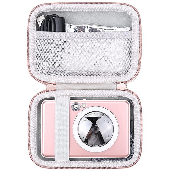 co2CREA Hard Case for Canon Ivy 2 & CLIQ Instant Camera Printers - Stylish Rose Gold Protection