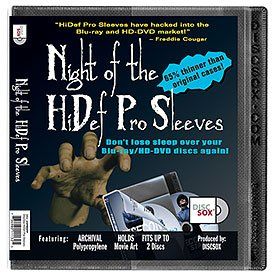 DiscSox HiDef Pro Sleeves 25 Pack for Ultimate Protection and Storage of Your Discs