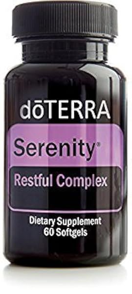doTERRA Serenity Softgels: Essential Oil Restful Complex for Better Sleep - 60 Count