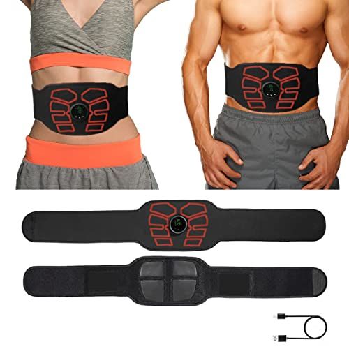 eAnjoy EMS Muscle Stimulator: Ultimate Ab Toning Belt for Home Fitness & Office Workouts