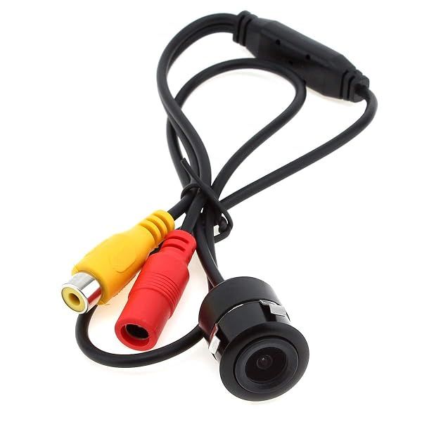 ePathChina 1/4 Inch CCD Flush Mount Backup Camera 170 Degree Universal Waterproof HD Parking Reverse Camera