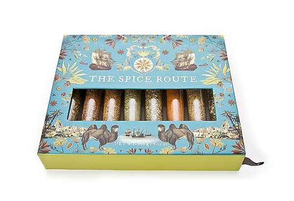 Discover Eat.Art Spice Route: Iconic 8-Pack Exotic Spice Blends Gift Set from Around the Globe