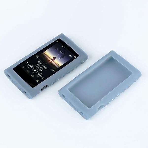 Soft Silicone Case for Sony A55 Walkman NW-A55HN A56HN A57HN - Protective Skin Cover (Blue)