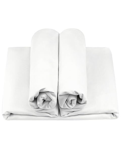 HOTGODEN Medium Weight 100 Cotton Muslin Fabric 59 Inch x 5 Yards Ideal for Sewing Apparel and Craft Projects